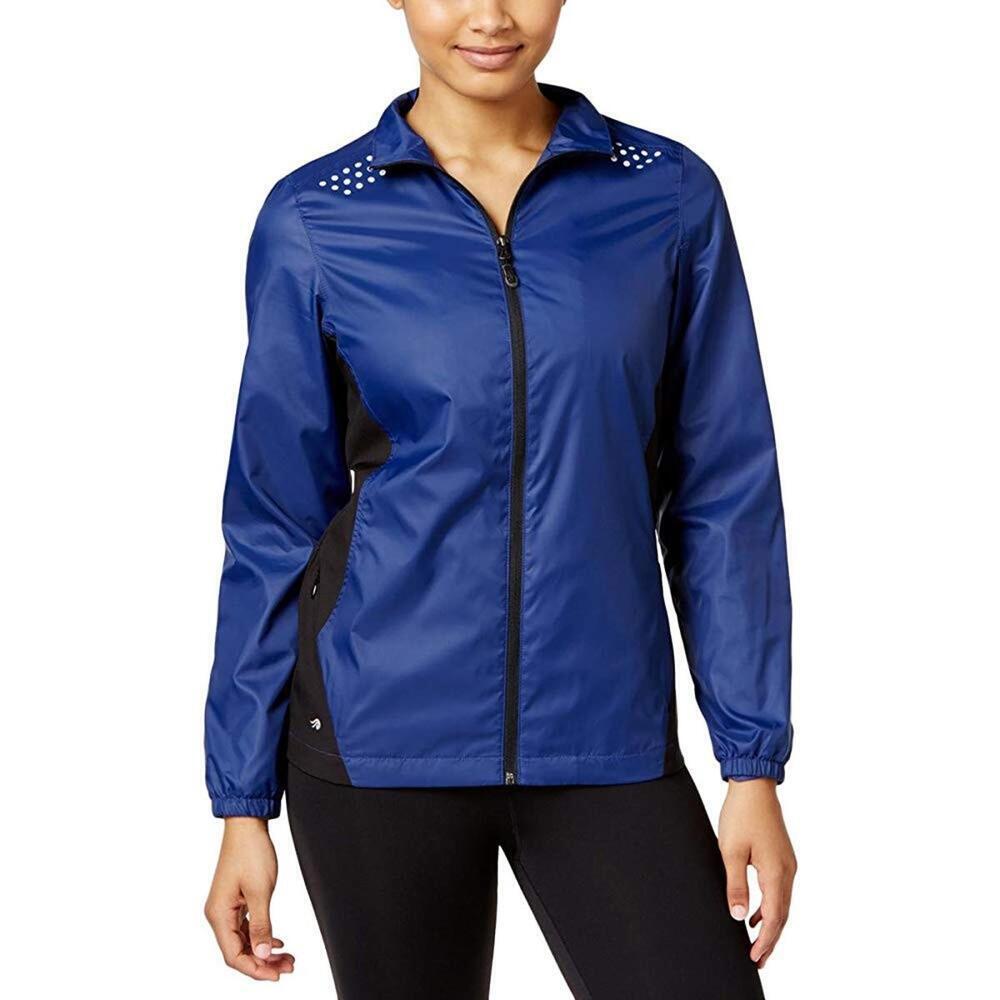 Ideology Womens Windbreaker Hooded Jacket Size S